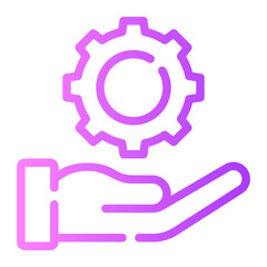 management gradient icon