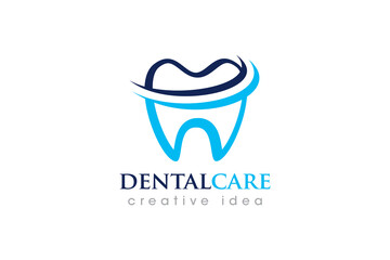 Creative Dental Concept Logo Design Template