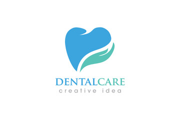 Creative Dental Concept Logo Design Template