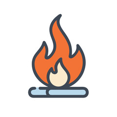 gas flame icon design