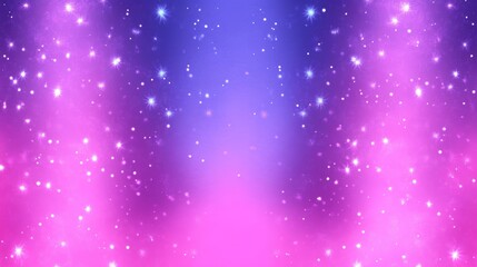 Sparkling Pink Purple Galaxy Background Design