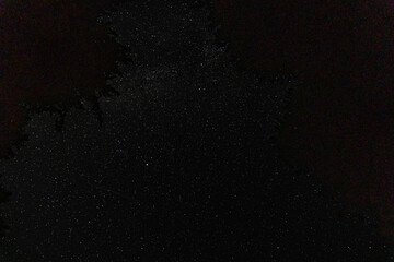 night stars above Shuswap lake beautiful landscape view