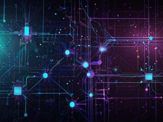 Obraz premium abstract technology background