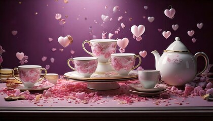 Fototapeta premium Valentines Day Background