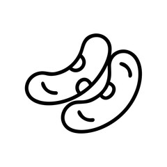 kidney beans icon design