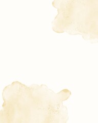 Cream Watercolor Splash