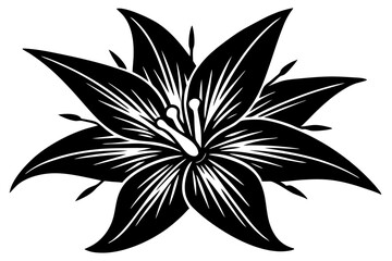 
A simple Flower shape with short spikers cartoon style, vector illustration