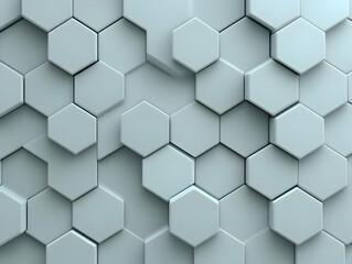 Fototapeta premium Abstract 3D Hexagon Background