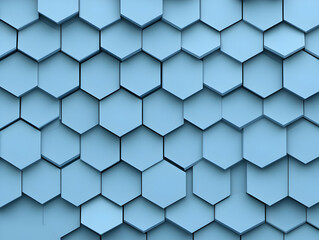 Fototapeta premium Abstract 3D Hexagon Background