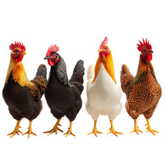 Fototapeta premium hen and chicks