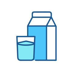 milk icon design
