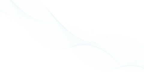 Abstract wave element for design. Digital frequency track equalizer. Stylized line art background. Vector illustration. Wave with lines created using blend tool. Curved wavy line, smooth stripe.