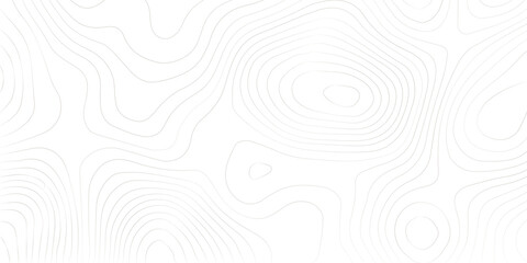 Abstract black and white topographic contours lines of mountains. Topography map art curve drawing. vector illustration.