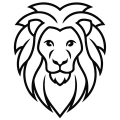 lion head illustration