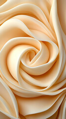 Creamy Rose 3D Illustration