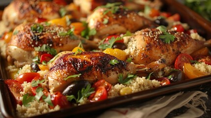 Roasted chicken