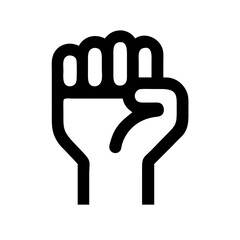 Obraz premium protest fist icon design