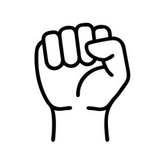 protest fist icon design