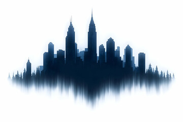 Naklejka premium Abstract Cityscape Illustration