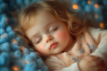 Serene Slumber: A Cozy and Peaceful Moment Captured in Soft Lighting and Warm Textures