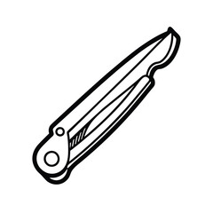 Precision Creasing Tool Vector Set for Crafting and Folding Projects