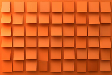 Naklejka premium Abstract Orange Square Background Illustration