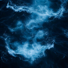 Ocean Waves Aerial Photo