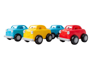Fototapeta premium Push-along cars toys PNG