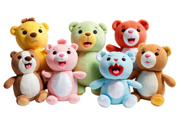 Obraz premium Singing plush toys PNG