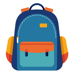 school backpack icon design
