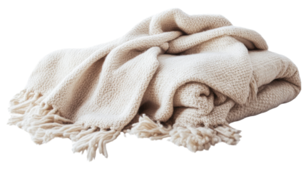 wool scarf isolated on white background 