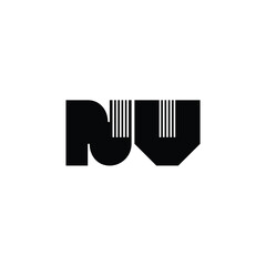 NV monogram logo design letter text name symbol monochrome logotype alphabet character simple logo