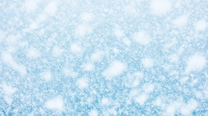 Fototapeta premium Winter Blizzard Scene Falling Snow and Windy Sky