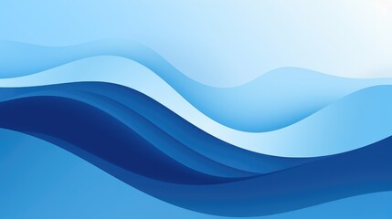 Abstract wavy blue design representing water or fluidity.