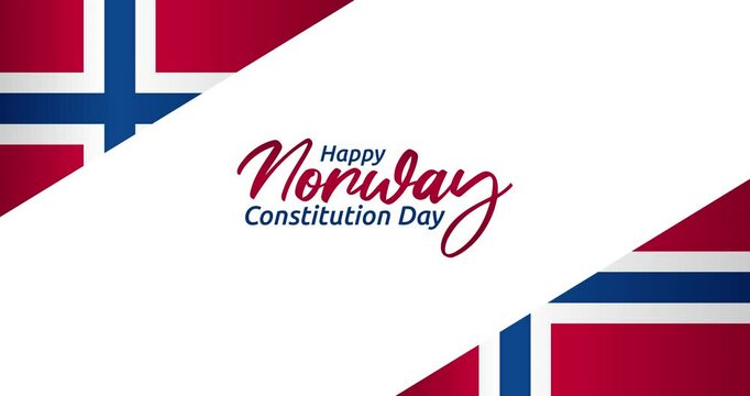 norway constitution day motion video, ideal for norway constitution day celebration