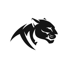 jaguar minimalist logo. vector illustration