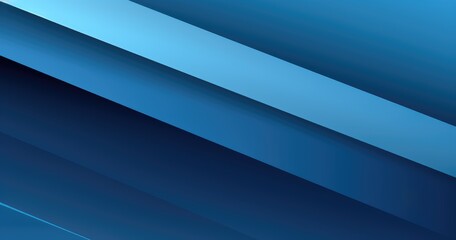 Obraz premium Abstract blue gradient design with diagonal lines for modern backgrounds or graphics.