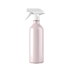 Blank sprayer bottle with trigger for mockup isolated on transparent background, Cut out