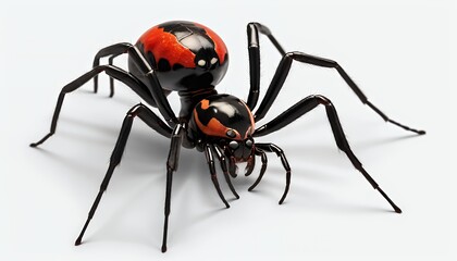 Magnificent Redback Spider Close-Up Photography