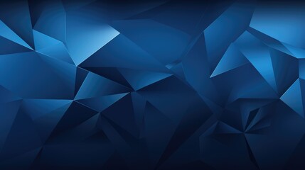 Fototapeta premium A geometric abstract background featuring various shades of blue and sharp angles.