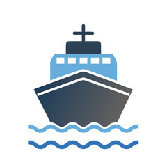 Obraz premium ship icon design