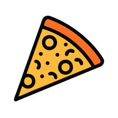 slice of pizza icon design