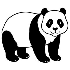 panda bear vector