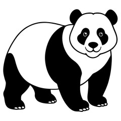 panda bear vector