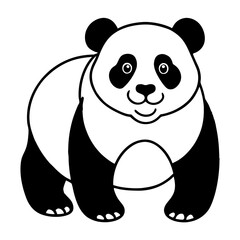 panda bear vector