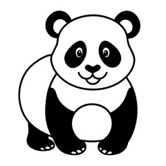 panda bear vector