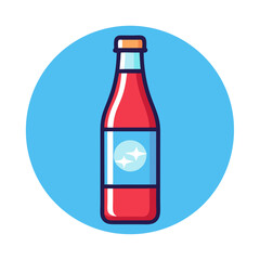 soda bottle icon design
