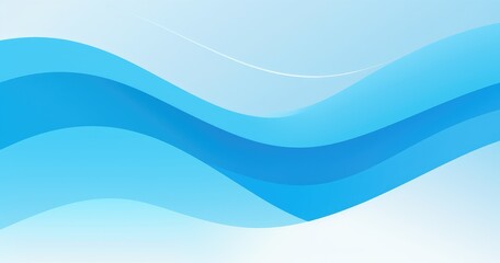 Abstract blue waves creating a soothing, modern background.