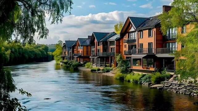 the river  and  lodges  at  the River Shannon