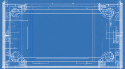 Blueprint Design Architectural Technical Drawing